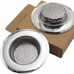 Wehl Products Luxe RVS Gootsteen Zeef Ø80 - 90mm - Gootsteenstop - Afvoerzeef - Korfplug - Gootsteenbakje -Lesser & Pavey-winkel 550x550 386