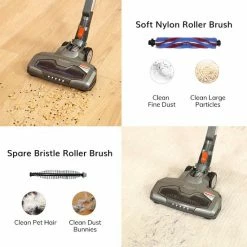 Ilife Easine H70 Steelstofzuiger – Steelstofzuiger Draadloos – Steelstofzuigers – Snoerloze Steelstofzuiger – Stofzuiger Zonder Zak – Stofzuiger – Ingebouwde LED Lampen -Lesser & Pavey-winkel 550x550 389