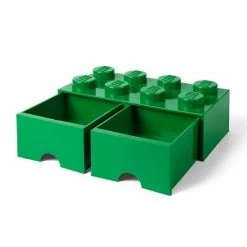 Opberglade Brick 8, Groen - LEGO -Lesser & Pavey-winkel 550x550 450
