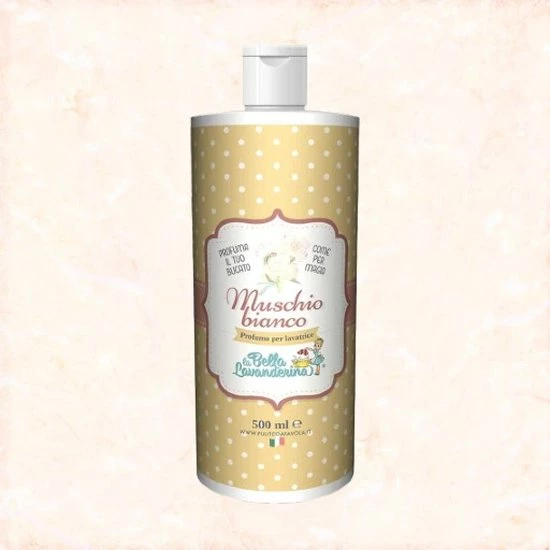 La Bella Lavanderina Wasparfum - Muschio Bianco - 500ml - Minimaal 100 Wasbeurten - Elegante En Intense Parfum Van Witte Musk - Vleugje Sensualiteit En Warmte 3 La Bella Lavanderina Wasparfum - Muschio Bianco - 500ml - Minimaal 100 Wasbeurten - Elegante En Intense Parfum Van Witte Musk - Vleugje Sensualiteit En Warmte