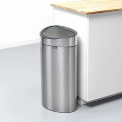 Brabantia Touch Bin Prullenbak - 40 L - Matt Steel Fingerprint Proof -Lesser & Pavey-winkel 550x550 503