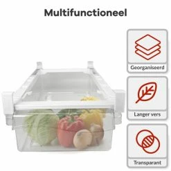 Box Me - Koelkast Organizer - Extra Lade In Koelkast - Transparant Hangende Koelkast La - Extra Opbergruimte In De Koelkast -Lesser & Pavey-winkel 550x550 513