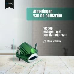 Tenify Magnetische Waterontharder - 7800 Gauss - Douche Filter - Waterverzachter - Waterontkalker - Antikalk Magneet - Waterleiding - Kalkaanslag -Lesser & Pavey-winkel 550x550 521