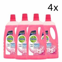 Dettol Allesreiniger Power & Fresh - Kersenbloesem - 1L X4