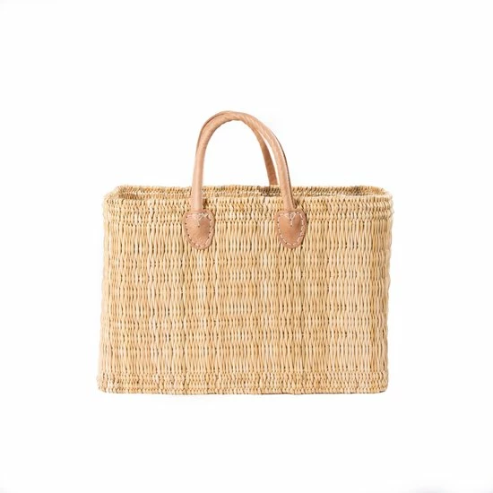 Baskin Boodschappentas - Riet - Damestas - Strandtas - Hyacint - Gevlochten - Handgemaakt - Zeegras 9 Baskin Boodschappentas - Riet - Damestas - Strandtas - Hyacint - Gevlochten - Handgemaakt - Zeegras - Afbeelding 7