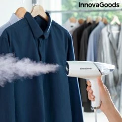 Innovagoods VERTICAAL STOOMSTRIJKIJZER STEERON 1000 W - Stoomstrijkijzer - Stoomreiniger - Stoomapparaat Kleding - Stoom Kleding - Stoomstrijkijzers - Kleding Stomer - Kleding Stomer/ontkreuker - Kleding Handstomer - Stoomreiniger Kleding