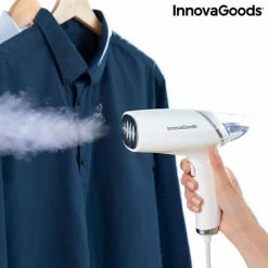 Innovagoods VERTICAAL STOOMSTRIJKIJZER STEERON 1000 W - Stoomstrijkijzer - Stoomreiniger - Stoomapparaat Kleding - Stoom Kleding - Stoomstrijkijzers - Kleding Stomer - Kleding Stomer/ontkreuker - Kleding Handstomer - Stoomreiniger Kleding -Lesser & Pavey-winkel 550x550 634