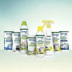 HEITMANN Pure Ontkalker- Citroenzuur Ontkalker In Een Handige Spuitfles, Natuurlijk Schoonmaakmiddel Voor In De Badkamer En Keuken, 1 X 500 Ml -Lesser & Pavey-winkel 550x550 663