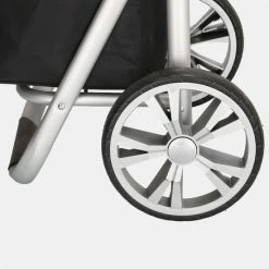 Beagles Alberic Boodschappen Trolley - Bloem Zwart 30 Beagles Alberic Boodschappen Trolley - Bloem Zwart -Lesser & Pavey-winkel 550x550 673