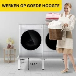 Vevor Wasmachine Verhoger - Wasmachine Kast - Wasmachine Meubel - Wasmachine Ombouw - Wasmachine Verhoger - Wasmachine & Droger - 30 Cm - Wit - Black Friday 2022 -Lesser & Pavey-winkel 550x550 684