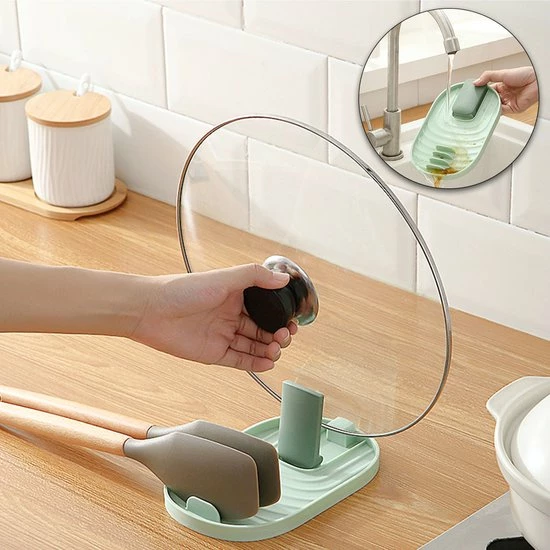 Jajo Lepelhouder Wit - Spatelhouder Aanrecht - Dekselhouder - Anti Knoei - Keukengerei Houder - Lepelhouder Aanrecht - Keukengereihouder - Lepelhouder Wit 4 Jajo Lepelhouder Wit - Spatelhouder Aanrecht - Dekselhouder - Anti Knoei - Keukengerei Houder - Lepelhouder Aanrecht - Keukengereihouder - Lepelhouder Wit - Afbeelding 2