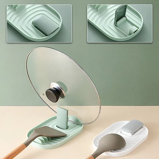 Jajo Lepelhouder Wit - Spatelhouder Aanrecht - Dekselhouder - Anti Knoei - Keukengerei Houder - Lepelhouder Aanrecht - Keukengereihouder - Lepelhouder Wit 7 Jajo Lepelhouder Wit - Spatelhouder Aanrecht - Dekselhouder - Anti Knoei - Keukengerei Houder - Lepelhouder Aanrecht - Keukengereihouder - Lepelhouder Wit - Afbeelding 5