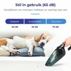 Customate Kruimeldief – Handstofzuiger – Auto Stofzuiger – 4 Kopstukken – Snoerloos – 12V – 1L Stofreservoir – 65dB Kruimeldief -Lesser & Pavey-winkel 550x550 697