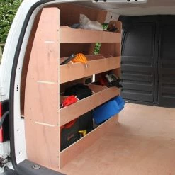 Merkloos Volkswagen Caddy VW - Bedrijfswagen Interieur - Hout