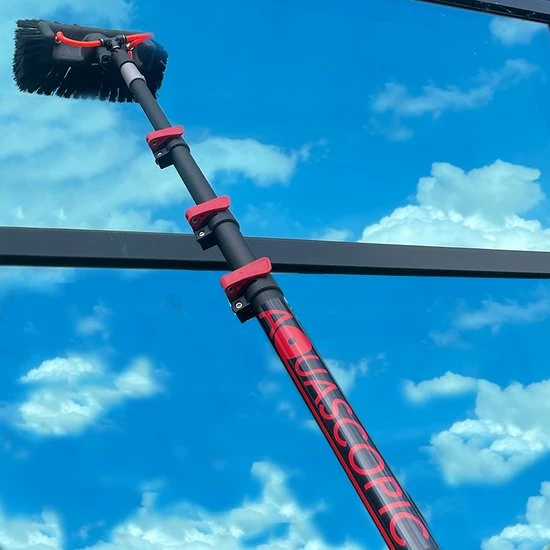 Aquascopic Aquacopic - Telescoopsteel Set Met Borstel - 11 Meter 5 Aquascopic Aquacopic - Telescoopsteel Set Met Borstel - 11 Meter - Afbeelding 3