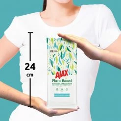 Ajax Plant Based Allesreiniger Schoonmaakdoekjes 6 X 100 Pak 11 Ajax Plant Based Allesreiniger Schoonmaakdoekjes 6 X 100 Pak -Lesser & Pavey-winkel 550x550 726
