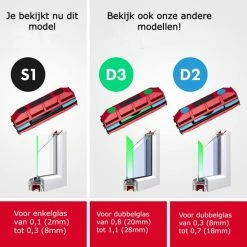Danstar - Magnetische Ramenwasser - Magnetische Ramenwisser Voor Enkelglas - 2-8mm Raamdikte - Zwart -Lesser & Pavey-winkel 550x550 737