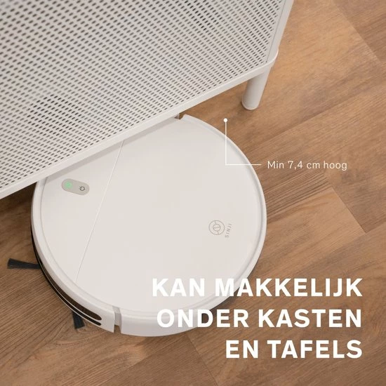 Sinji Smart Robotstofzuiger Met Laadstation – Draadloos Dweilrobot 8 Sinji Smart Robotstofzuiger Met Laadstation – Draadloos Dweilrobot - Afbeelding 6