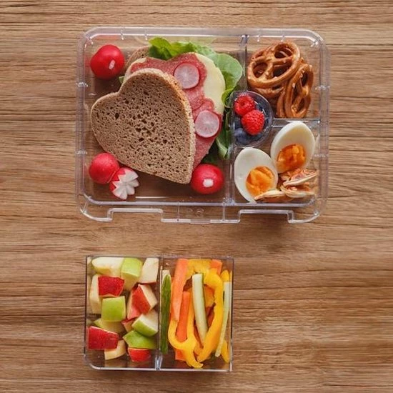 Klarstein Schmatzfatz Junior Lunchbox 6 Vakken - Bento - Vershouddoos 21,3 X 15 X 4,5 Cm (BxHxD) - BPA-vrij - Vaatwasserbestendig 7 Klarstein Schmatzfatz Junior Lunchbox 6 Vakken - Bento - Vershouddoos 21,3 X 15 X 4,5 Cm (BxHxD) - BPA-vrij - Vaatwasserbestendig - Afbeelding 6