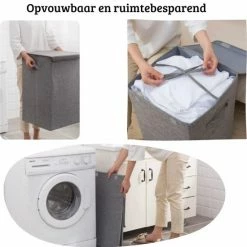 Janse Wasmand - Stevige Opvouwbare Wasmand - Badkamer Organizer - Opbergbox - Wassorteerder - Laundry Basket - Opbergbak 11 Janse Wasmand - Stevige Opvouwbare Wasmand - Badkamer Organizer - Opbergbox - Wassorteerder - Laundry Basket - Opbergbak -Lesser & Pavey-winkel 550x551 4