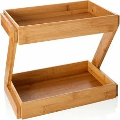 Merkloos Decopatent® 2 Laags Keuken Opbergrek - Staand Rek 2 Etages - Keukenrek - Bamboe Hout - Etagere Rek - Kruidenrek - Keuken Organizer 13 Merkloos Decopatent® 2 Laags Keuken Opbergrek - Staand Rek 2 Etages - Keukenrek - Bamboe Hout - Etagere Rek - Kruidenrek - Keuken Organizer -Lesser & Pavey-winkel 550x551 7