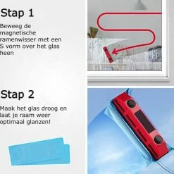 Danstar - Magnetische Ramenwasser - Magnetische Ramenwisser Voor Enkelglas - 2-8mm Raamdikte - Zwart -Lesser & Pavey-winkel 550x554 5