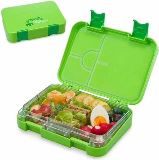 Klarstein Schmatzfatz Junior Lunchbox 6 Vakken - Bento - Vershouddoos 21,3 X 15 X 4,5 Cm (BxHxD) - BPA-vrij - Vaatwasserbestendig 2 Klarstein Schmatzfatz Junior Lunchbox 6 Vakken - Bento - Vershouddoos 21,3 X 15 X 4,5 Cm (BxHxD) - BPA-vrij - Vaatwasserbestendig