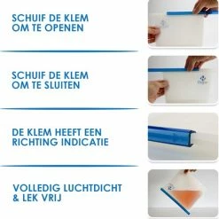 Vershoudzakjes Van Hogar - Siliconen Vershoudzakken - Herbruikbaar Diepvrieszakjes - Meal Prep - Set Van 5 - BPA Vrij - Verwarmbaar - Invriesbaar - Vaatwasser Bestendig - Duurzaam -Lesser & Pavey-winkel 550x557 1