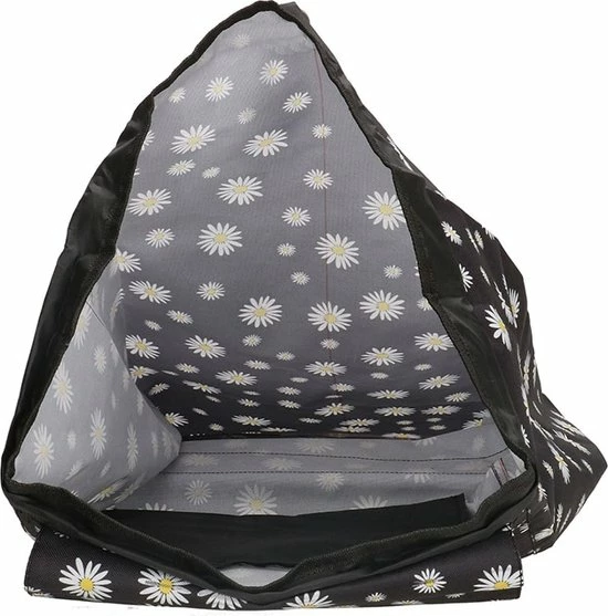 Beagles Alberic Boodschappen Trolley - Bloem Zwart 17 Beagles Alberic Boodschappen Trolley - Bloem Zwart - Afbeelding 15