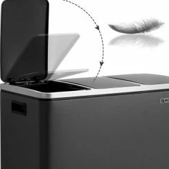 Segenn's Prullenbak - Vuilnisbak Voor De Keuken - Afvalscheidingssysteem - 3 X 18 L - Pedaalemmer Met 3 Vakken - Vuilnisbak - Soft Close - Met Voetpedalen - Binnenemmers Van Kunststof En Handgrepen - Zwart 11 Segenn's Prullenbak - Vuilnisbak Voor De Keuken - Afvalscheidingssysteem - 3 X 18 L - Pedaalemmer Met 3 Vakken - Vuilnisbak - Soft Close - Met Voetpedalen - Binnenemmers Van Kunststof En Handgrepen - Zwart -Lesser & Pavey-winkel 550x561 1