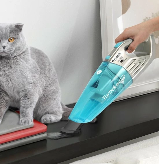 TurboTronic LUX400 Kruimelzuiger – Handstofzuiger Nat En Droog - Zilver/Blauw 15 TurboTronic LUX400 Kruimelzuiger – Handstofzuiger Nat En Droog - Zilver/Blauw - Afbeelding 13