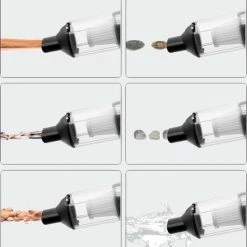 Novity® G90 Kruimeldief 6-Delig - Snoerloos - Kruimelzuiger - Best Verkocht - Auto - Philips - Black Decker - Bosch - 100W -Lesser & Pavey-winkel 550x569