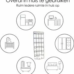 Flokoo Schoenenkast Hangend - Schoenenzak 24 Vakken - Opbergen Van Schoenen Aan Deur - Schoenenzak Wit - Oplossing Voor Rondslingerende Schoenen - Hoogwaardige Schoenenkast 10 Flokoo Schoenenkast Hangend - Schoenenzak 24 Vakken - Opbergen Van Schoenen Aan Deur - Schoenenzak Wit - Oplossing Voor Rondslingerende Schoenen - Hoogwaardige Schoenenkast -Lesser & Pavey-winkel 550x574 7