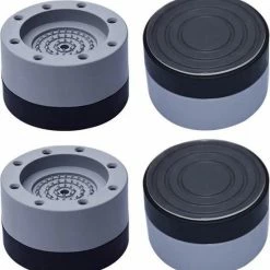 Merkloos Trillingdempers Voor Wasmachine 4 Stuks In Doos - Trillingdempers - Wasmachine Accessoires - Wasmachine Voetjes - Anti Trillings - Schokdempers Wasmachine - Antislip Rubber - Non Slip - Anti-vibratiemat - Extra Dik - Wasmachine - Droger - Koelkast -Lesser & Pavey-winkel 550x576 1
