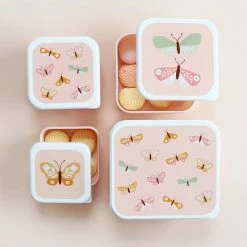 Lunch & Snack Box Set Van 4: Vlinders | A Little Lovely Company 13 Lunch & Snack Box Set Van 4: Vlinders | A Little Lovely Company -Lesser & Pavey-winkel 550x577 2
