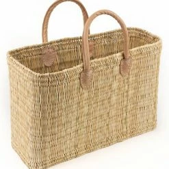 Baskin Boodschappentas - Riet - Damestas - Strandtas - Hyacint - Gevlochten - Handgemaakt - Zeegras