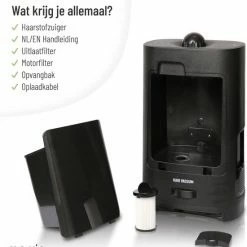 MORRIE - Haarstofzuiger - 2,6L Inhoud - Afvalbak - Stofzuiger - Kapper - Kapsalon - Hairbuster - Black Friday 2022 Deals -Lesser & Pavey-winkel 550x580 2