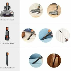 Ilife Easine H70 Steelstofzuiger – Steelstofzuiger Draadloos – Steelstofzuigers – Snoerloze Steelstofzuiger – Stofzuiger Zonder Zak – Stofzuiger – Ingebouwde LED Lampen -Lesser & Pavey-winkel 550x582 1