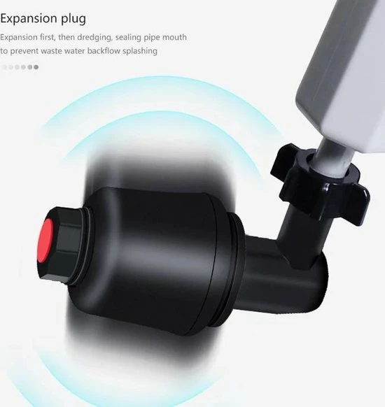 Van CODI® - Toilet Ontstopper - Multifunctionele Ontstopper - Ontstopper - Afvoer Ontstopper - Leiding Ontstopper - Drukpomp Reiniger 4 Van CODI® - Toilet Ontstopper - Multifunctionele Ontstopper - Ontstopper - Afvoer Ontstopper - Leiding Ontstopper - Drukpomp Reiniger - Afbeelding 2