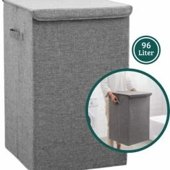 Janse Wasmand - Stevige Opvouwbare Wasmand - Badkamer Organizer - Opbergbox - Wassorteerder - Laundry Basket - Opbergbak
