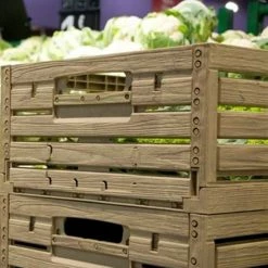 Baskin - Wood Box - Krat - Vouwkratten - Inklapbaar - Boodschappenkrat - Opbergbox - Kratten - Gerecyceld - 40 X 30 X 16 Cm -Lesser & Pavey-winkel 550x583 6