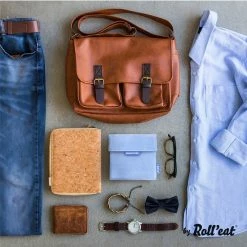 Roll'Eat Snack'n'Go Herbruikbaar Boterhamzakje - Eco Blue -Lesser & Pavey-winkel 550x587 2