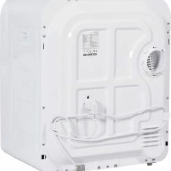 YJZQ Geventileerde Droger Wasdroger -roestvrijstalen Droger 3 Kg -830 W Wit Drievoudig Filter -5 Programma's Wit Oververhittingsbeveiliging-Wandmontage-Energieklasse C -Lesser & Pavey-winkel 550x594 1