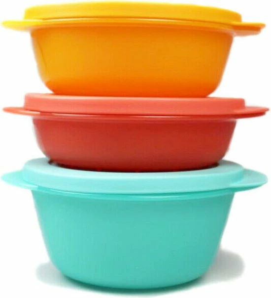 Tupperware Crystalwave Set Klein (3) 6 Tupperware Crystalwave Set Klein (3) - Afbeelding 4