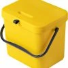 Homra Wall-up Prullenbak – Inbouwprullenbak 8L Inhoud – GFT Bakje - Werkblad Afvalemmer - Geel
