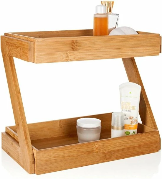 Merkloos Decopatent® 2 Laags Keuken Opbergrek - Staand Rek 2 Etages - Keukenrek - Bamboe Hout - Etagere Rek - Kruidenrek - Keuken Organizer 6 Merkloos Decopatent® 2 Laags Keuken Opbergrek - Staand Rek 2 Etages - Keukenrek - Bamboe Hout - Etagere Rek - Kruidenrek - Keuken Organizer - Afbeelding 4