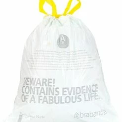 Brabantia PerfectFit Afvalzak Met Trekbandsluiting - 3 L - Code A - 20 Stuks -Lesser & Pavey-winkel 550x609 1