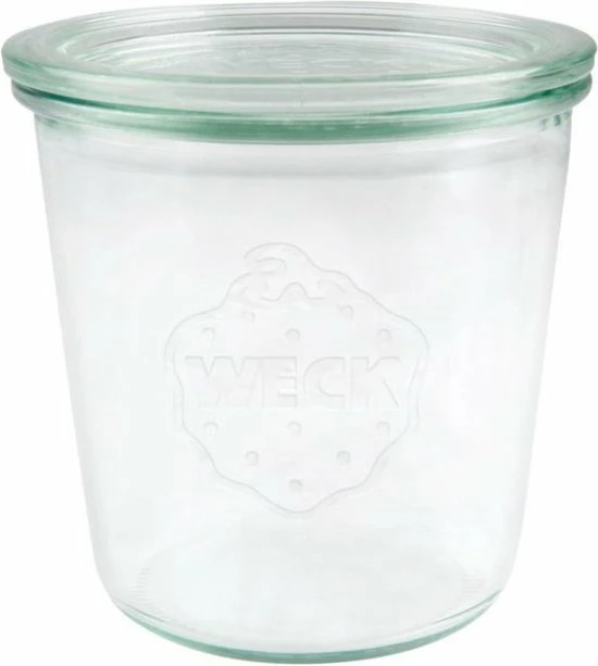 Weck Pot | Stortglas | Met Deksel | Inhoud 580ml | 1/2L | 6 Stuks 3 Weck Pot | Stortglas | Met Deksel | Inhoud 580ml | 1/2L | 6 Stuks