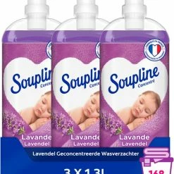 Soupline Lavendel Geconcentreerde Wasverzachter 3 X 1.3L