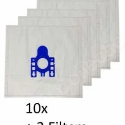AA Commerce - Stofzuigerzakken - Geschikt Voor Miele Complete C3 Black Diamond (EcoLine) - 10 Stuks + 2 Filters